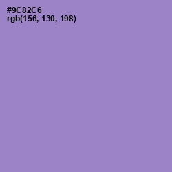 #9C82C6 - Blue Bell Color Image