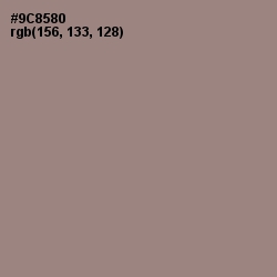 #9C8580 - Natural Gray Color Image