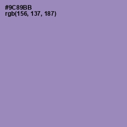 #9C89BB - Manatee Color Image