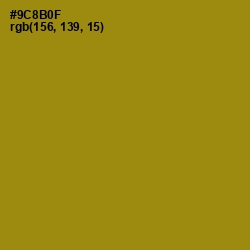 #9C8B0F - Reef Gold Color Image
