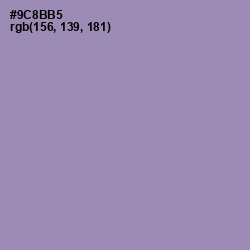 #9C8BB5 - Manatee Color Image