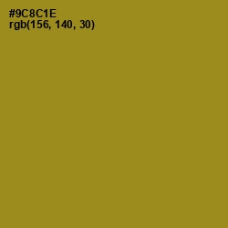 #9C8C1E - Reef Gold Color Image