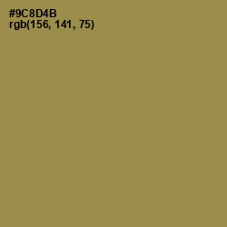 #9C8D4B - Barley Corn Color Image