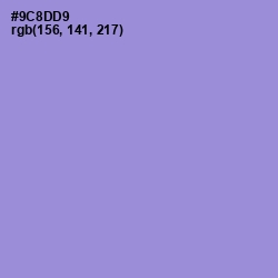 #9C8DD9 - Blue Bell Color Image