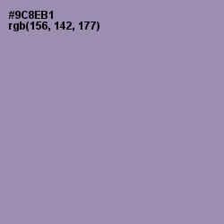 #9C8EB1 - Manatee Color Image