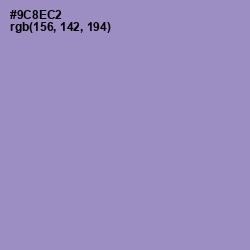 #9C8EC2 - Blue Bell Color Image