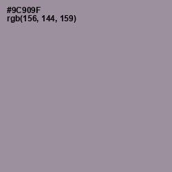 #9C909F - Mountain Mist Color Image