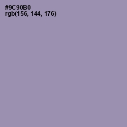 #9C90B0 - Manatee Color Image