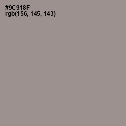 #9C918F - Lemon Grass Color Image