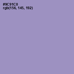 #9C91C0 - Blue Bell Color Image