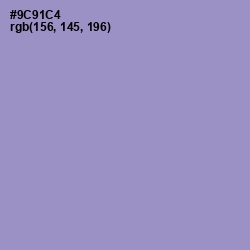 #9C91C4 - Blue Bell Color Image