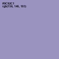 #9C92C1 - Blue Bell Color Image