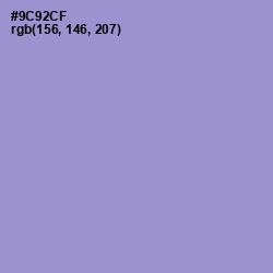 #9C92CF - Blue Bell Color Image