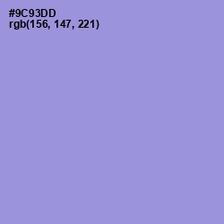 #9C93DD - Blue Bell Color Image