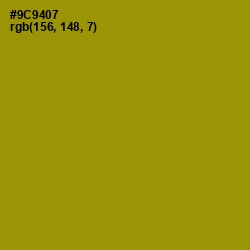 #9C9407 - Reef Gold Color Image