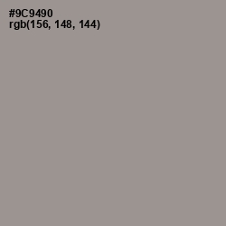 #9C9490 - Mountain Mist Color Image