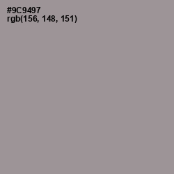 #9C9497 - Mountain Mist Color Image