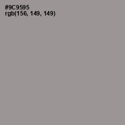 #9C9595 - Mountain Mist Color Image