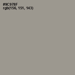 #9C978F - Lemon Grass Color Image