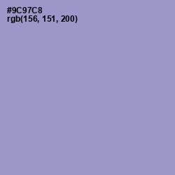 #9C97C8 - Blue Bell Color Image