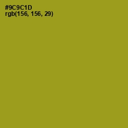 #9C9C1D - Reef Gold Color Image