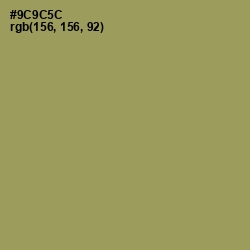 #9C9C5C - Barley Corn Color Image