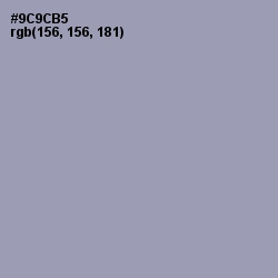 #9C9CB5 - Bali Hai Color Image