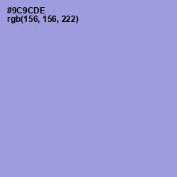 #9C9CDE - Blue Bell Color Image