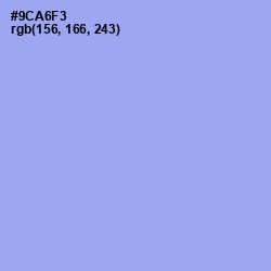 #9CA6F3 - Jordy Blue Color Image
