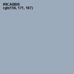 #9CABBB - Gull Gray Color Image
