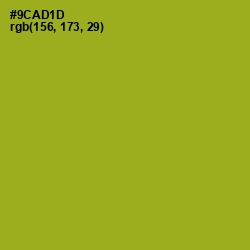 #9CAD1D - Citron Color Image