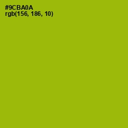 #9CBA0A - Citron Color Image