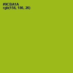 #9CBA1A - Citron Color Image