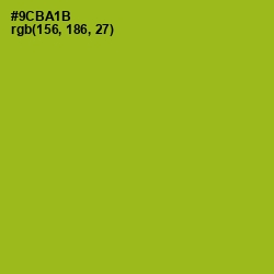 #9CBA1B - Citron Color Image