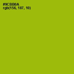 #9CBB0A - Citron Color Image