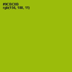 #9CBC0B - Citron Color Image