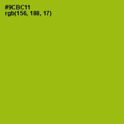 #9CBC11 - Citron Color Image