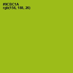 #9CBC1A - Citron Color Image