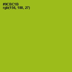 #9CBC1B - Citron Color Image