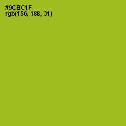 #9CBC1F - Citron Color Image