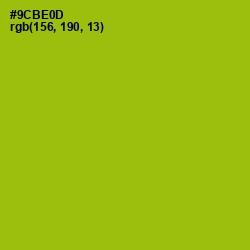 #9CBE0D - Citron Color Image