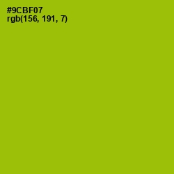 #9CBF07 - Citron Color Image