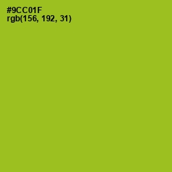 #9CC01F - Pistachio Color Image