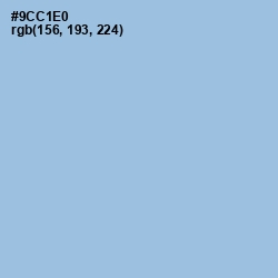 #9CC1E0 - Cornflower Color Image