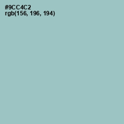 #9CC4C2 - Half Baked Color Image