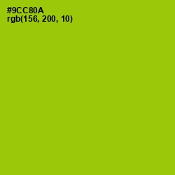 #9CC80A - Pistachio Color Image