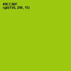 #9CC80F - Pistachio Color Image