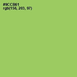 #9CCB61 - Celery Color Image