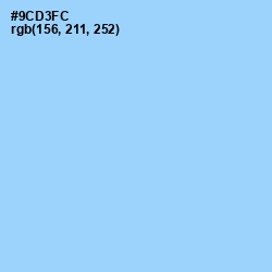 #9CD3FC - Cornflower Color Image