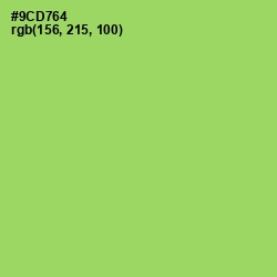 #9CD764 - Conifer Color Image